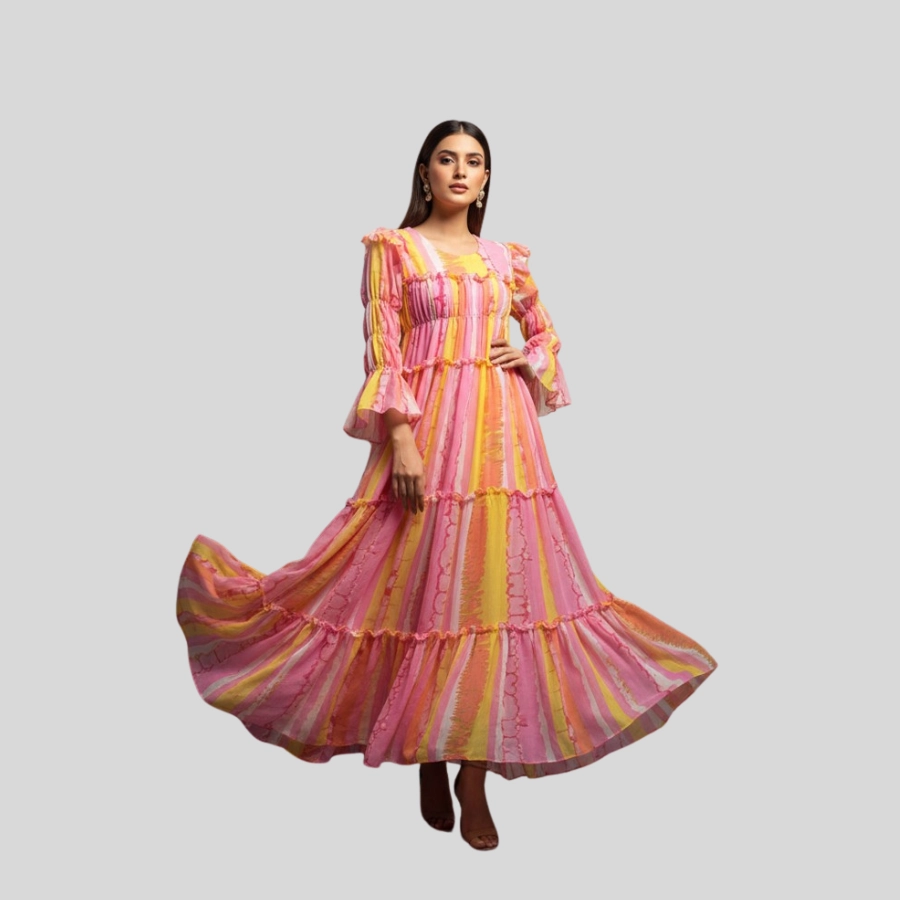 The Elegance Tiered Maxi Frock